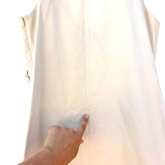 Moschino Vintage Cheap And Chic Shell Mini Dress Cream 90s Y2K 42 US 8 Archival - Picture 8 of 11